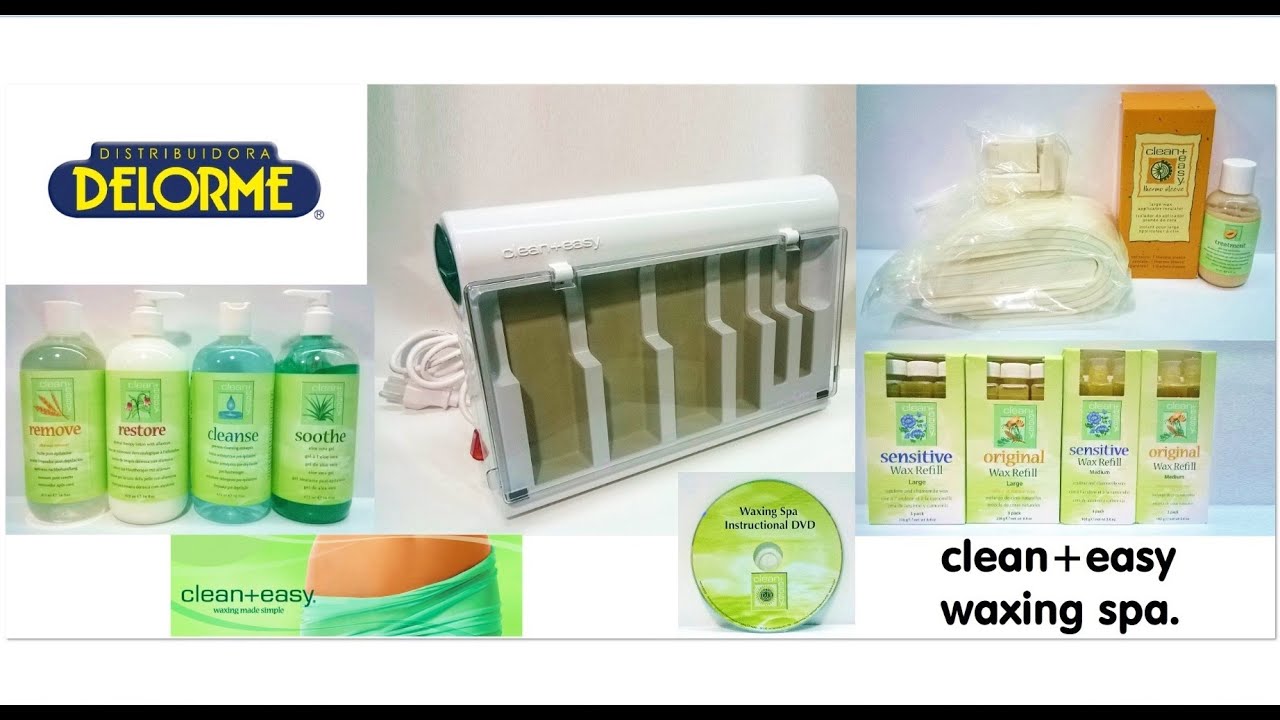 ayuda para agregar A bordo Set Profesional Para Depilación : Clean+Easy Waxing Spa. - YouTube