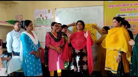 activity by teachers in nipun training at brc machhra