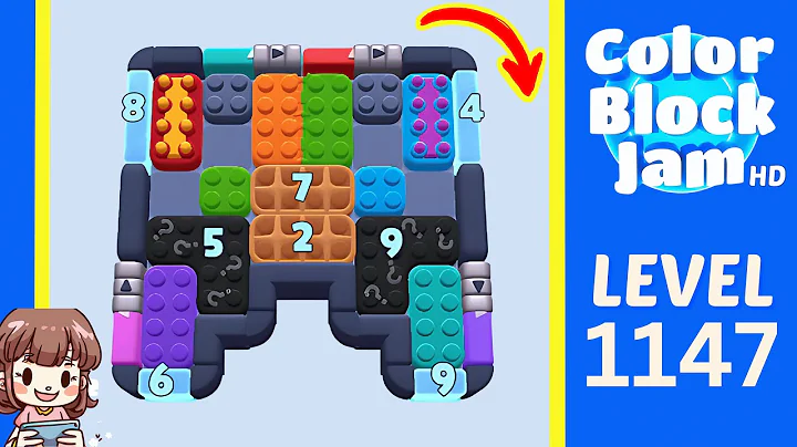 Color Block Jam Level 1147 Solution Walkthrough