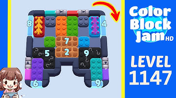 Color Block Jam Level 1147 Solution Walkthrough