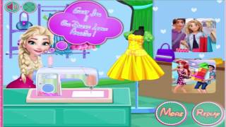 Disney Princess Games Elsa's Tailor Shop डिज्नी राजकुमारी खेलों एल्सा दर्जी की दुकान screenshot 3