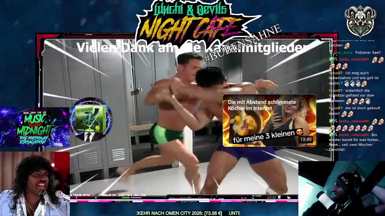(FSK 18) LUNCHI & DEVILS NIGHT CAFÉ // ES WIRD WIEDER GELABERT UND REAGIERT IHR SCHNEGGN (24.2.2026)