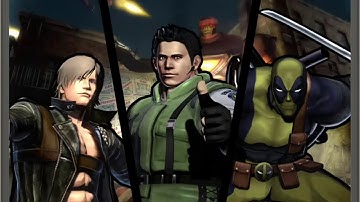 Ultimate Marvel vs Capcom 3 (XBONE) | [Chris / Dante / Deadpool] Arcade Playthrough p.1