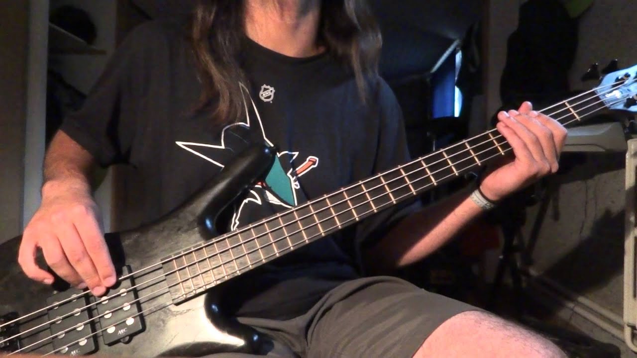 As Blood Runs Black - In Dying Days (Bass cover by Blasbass)