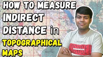 How to Measure INDIRECT Distance in Topo Maps ? Thread kaise use karna hai ? Geography