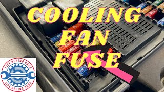 Jaguar XK R 2013 Petrol Radiator Cooling Fan Fuse Location