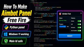 How To Make Free Fire Pc Panel 🎯 Aimbot Panel Make || Free Fire Pc Panel Making Tutorial || Pc Panel