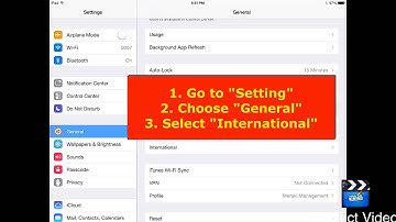 How to add Chinese Keyboard on your ipad.