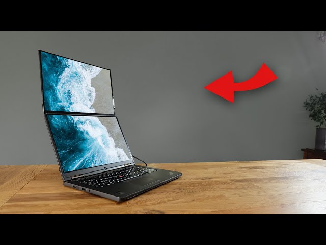 DIY Dual Screen Laptop! (100% DIY!) class=