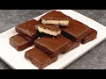 Flour Chocolate Bar Recipe | Turkish Saray Helvasi Tarifi | Turkish Flour Bars | PandS