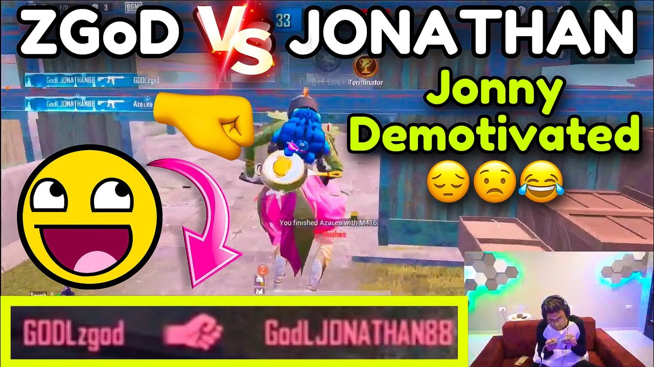 🇮🇳 ZGod FIST JONATHAN 👊 | Jonathan Vs ZGOD, Azalia 2v2 TDM | Sparky ...
