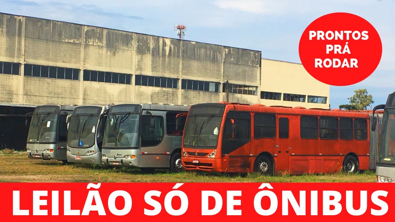 47 ÔNIBUS SERÃO LEILOADOS, TEM ATÉ ARTICULADO SCANIA!!