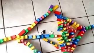 Mini Domino Rally - Special Tricks || Basics: Uno Stacko (Screen-Link)