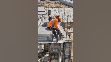 Technical Install aluminium formwork of E1 slab concrete