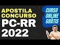 Apostila PC-RR 2022 - Auxiliar de Perito de Polícia Civil e Auxiliar de Necropsia de Polícia Civil