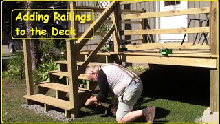 Adding Railings to Deck