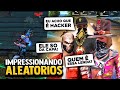 IMPRESSIONANDO OS ALEATÓRIOS NO FREE FIRE 😧🔥 - O DIA QUE ELES CONHECERAM O SMITH KKK