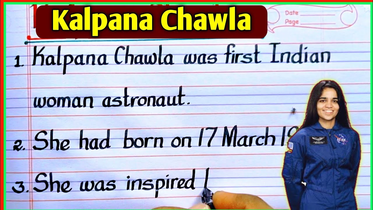 Kalpana Chawla, The Glory Of India - Kalpana Chawla, The Glory Of India  Poem by Sasikala Kamandula, image size:1280x720