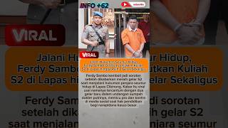 Ferdy Sambo Raih Gelar S2 dari Balik Penjara? Publik Heboh! #shorts