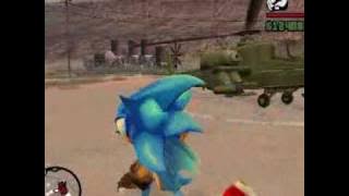 Sonic The Hedgehog in GTA San Andreas - New Adventure