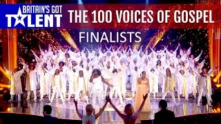 Britain's Got Talent 2016 Final | I Gotta Feeling / Oh Happy Day - The 100 Voices Of Gospel