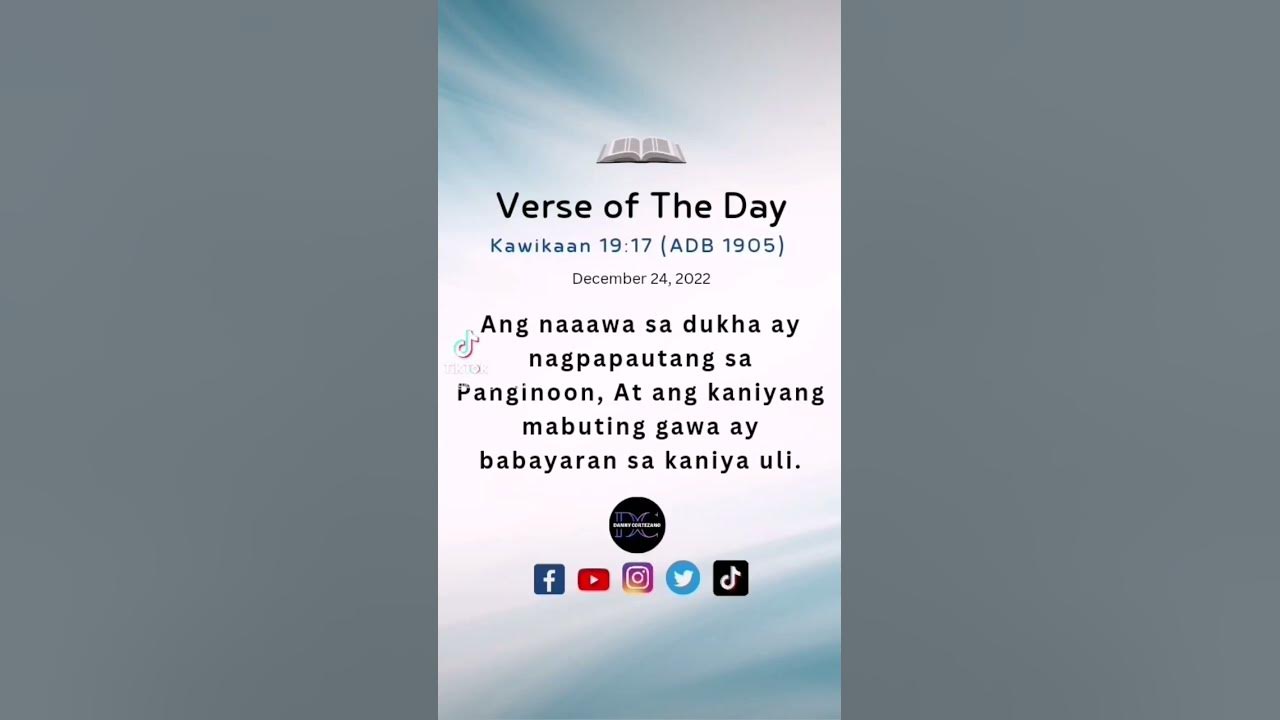 verse-of-the-day-kawikaan-19-17-adb-1905-december-24-2022-youtube