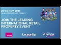 MAPIC 2023 - Trailer: Join the leading international retail property event!