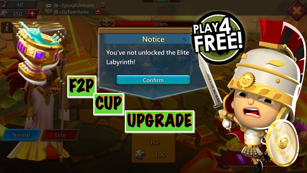 Lords Mobile - F2P ACCOUNT UPGRADING AMBROSIAL CUP!🔔 - YouTube