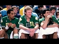 Did larry bird really play a whole game using only his left hand
