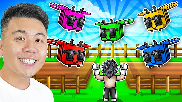 I Started Over BROKE with a DISCO BEE Army on Grow a Garden! (Roblox)