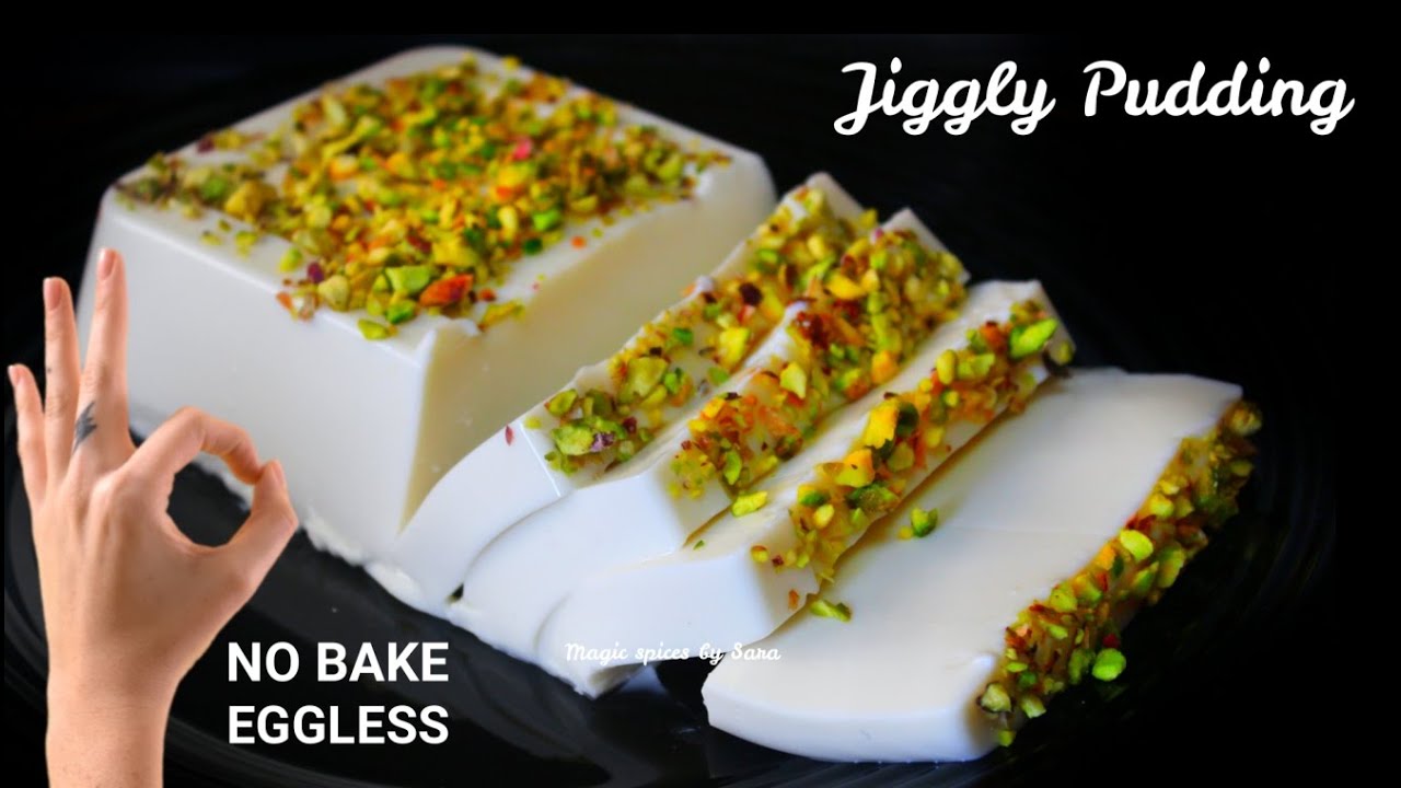 Jiggly Milk Pudding in 5 Minutes Eggless No Bake Milk Pudding Recipe