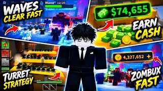 How To Earn ZOMBUX FAST & Clear Waves Easily! 💰🔥 | Zombie Rush Survival  screenshot 3