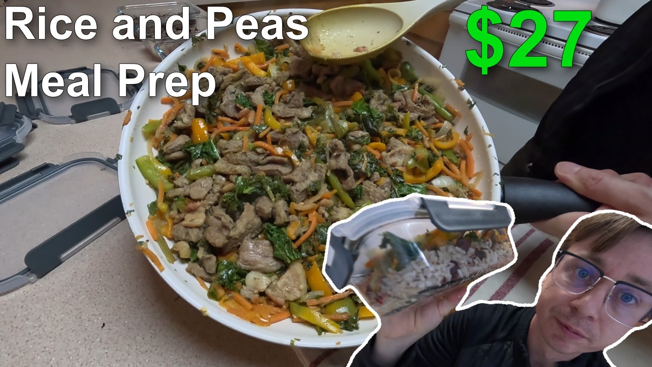 Rice and Peas Meal Prep Recipe for $27