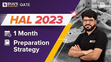 HAL Recruitment 2023 | HAL 2023 One Month Preparation Strategy | HAL Preparation Strategy | BYJU