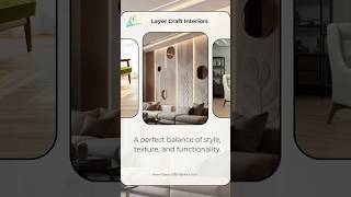 Top Wall Panelling Designs for Modern Homes | Layer Craft Interiors #Shorts#bespokeinteriors #shorts