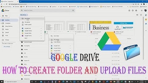 How to Create Folder and upload files in Google Drive