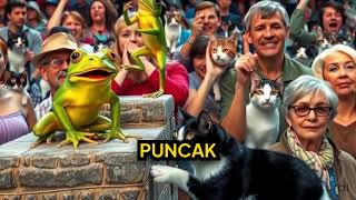 katak tuli dan pertandingan menara widescreen