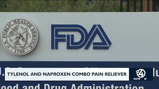 Tylenol and Naproxen combo pain reliever