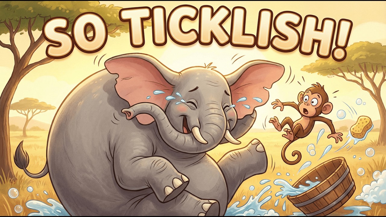 The Elephant’s Big Wiggle Problem! 🐘💦 | Dreamy Storytime Tale