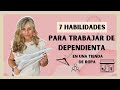 7 HABILIDADES para trabajar de DEPENDIENTA👱🏻‍♀️👱🏻 en una TIENDA DE ROPA👚