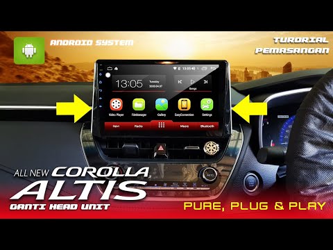 NEW COROLLA ALTIS || PEMASANGAN HEAD UNIT ANDROID || COROLLA CROSS || TOYOTA || HOMESERVICE/BANDUNG