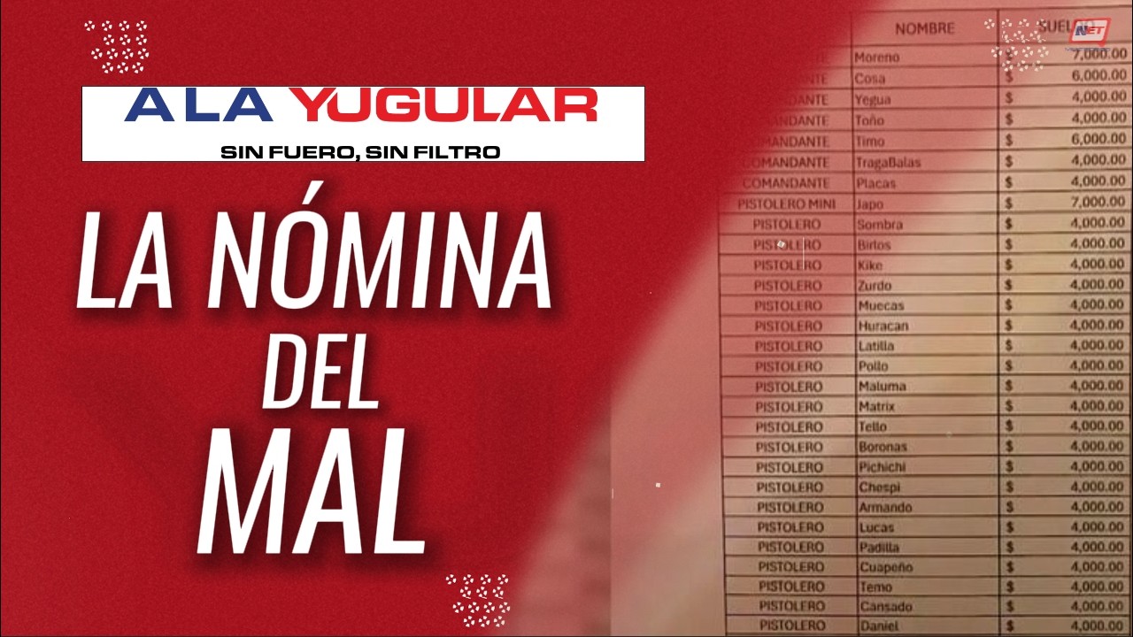 El libro contable del poder criminal - A La Yugular