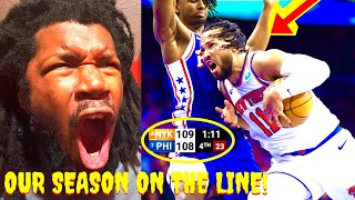 DO OR DIE DOWN TO THE WIRE FINISH! 76ERS VS KNICKS GAME 6 HIGHLIGHTS REACTION 2024