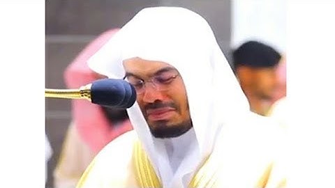 Yasser Al Dossari en larme Sourate As Saffat آيات قصة الذبيح التي أبكت الشيخ ياسر الدوسري بكاءً