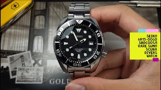 Rare Seiko 6R15 00G0 fisrt generation SBDC001J1 Rare Sumo Scuba Divers  Automatic Watch - YouTube
