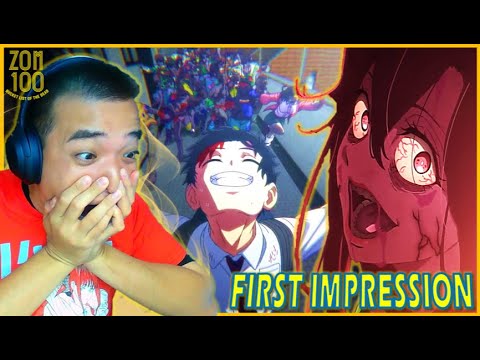 ANIME OF THE SEASON CONTENDER!!! | Zom 100 Episode 1 REACTION [ゾン100～ゾンビになるまでにしたい100のこと～ 1話の反応]