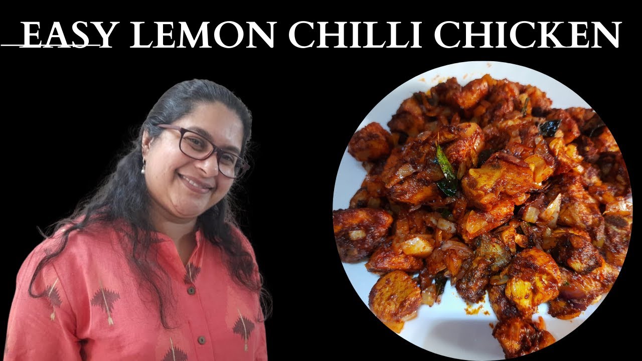 How to Make Lemon Chilli Chicken Recipe in Malayalam Qzinez YouTube