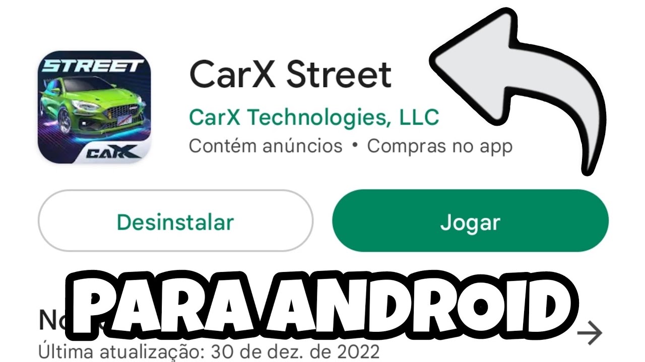 Como Baixar/Instalar CarX Street no ANDROID! DOWNLOAD do CARX STREET