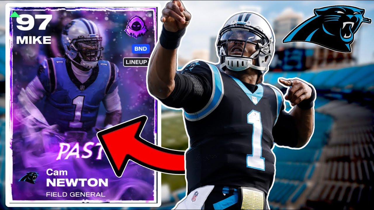 99 SPEED Cam Newton at LINEBACKER on the Panthers Theme Team