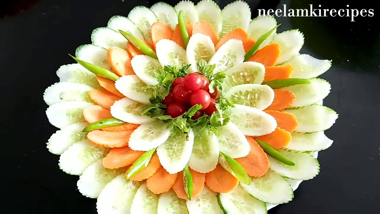 Unique And Easy Salad Decorations Salad Recipe Ideas By